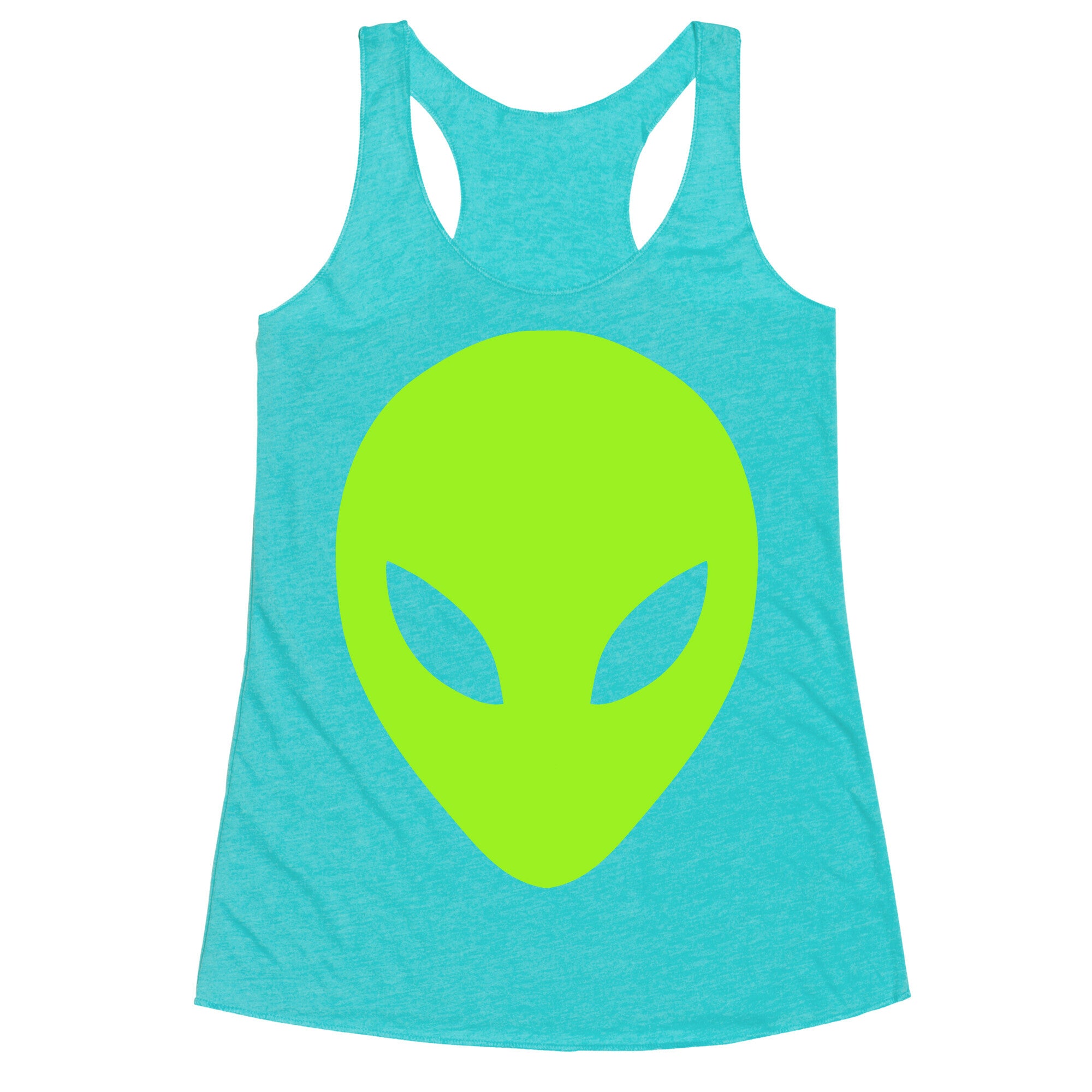 Alien Head Racerback Tank