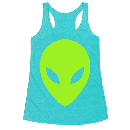 Alien Head Racerback Tank