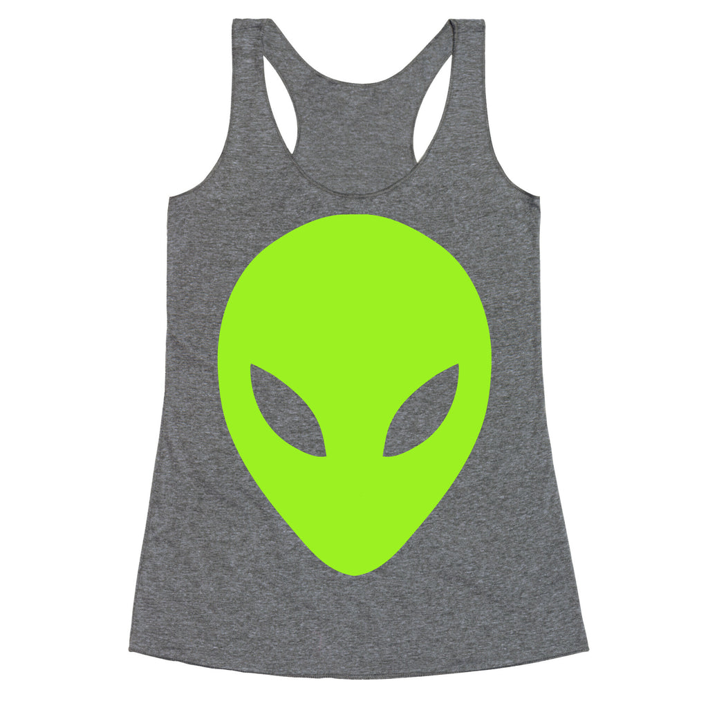 Alien Head Racerback Tank