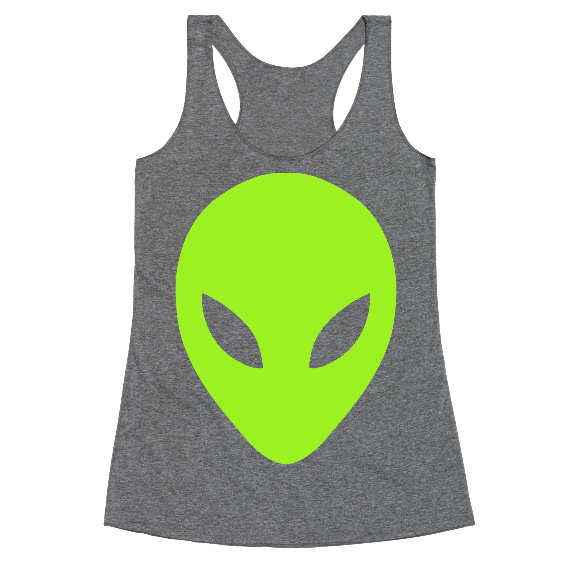 Alien Head Racerback Tank