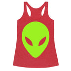 Alien Head Racerback Tank