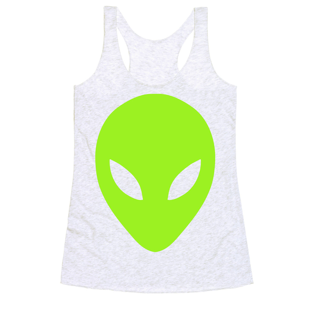 Alien Head Racerback Tank