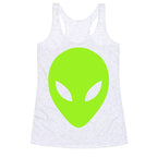 Alien Head Racerback Tank