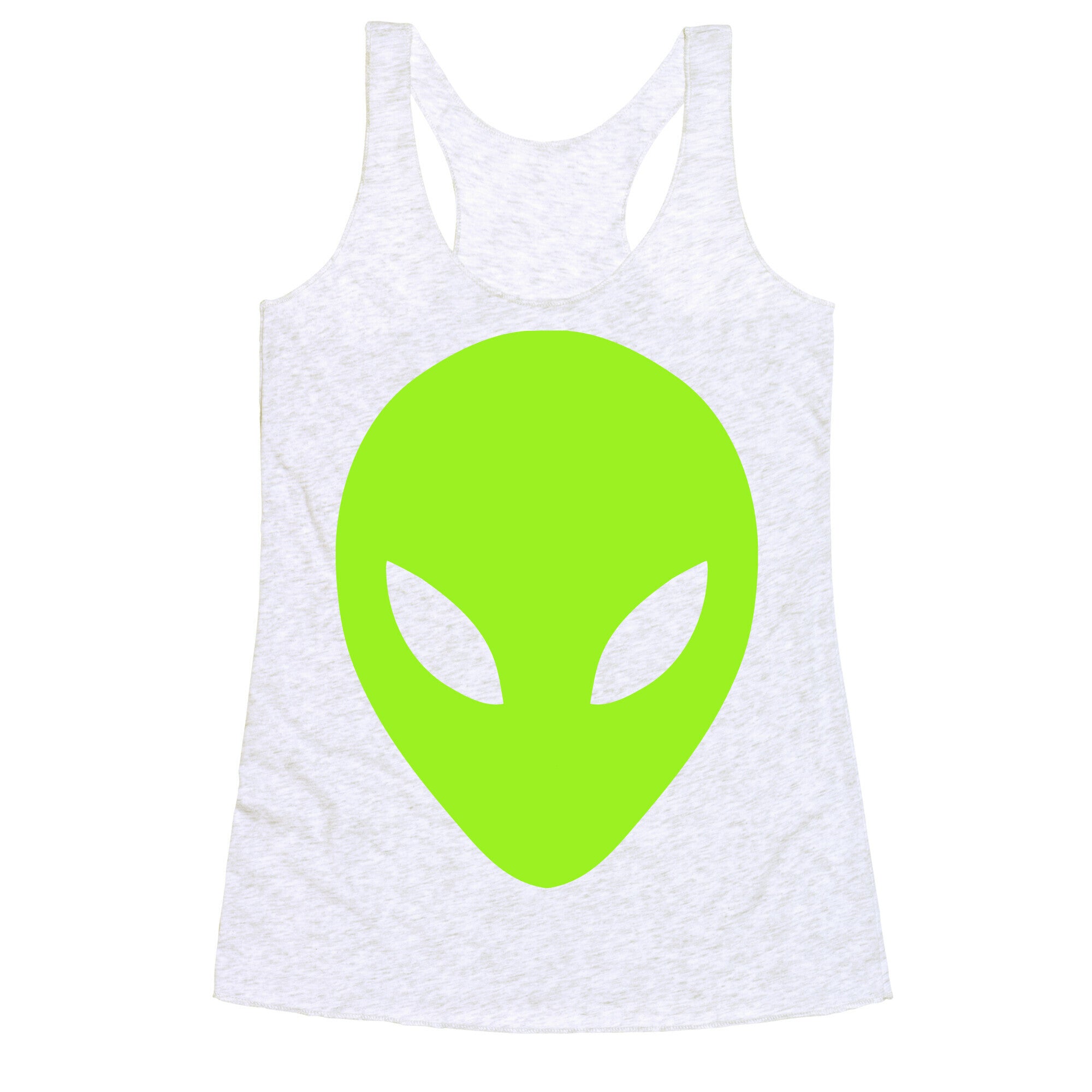 Alien Head Racerback Tank