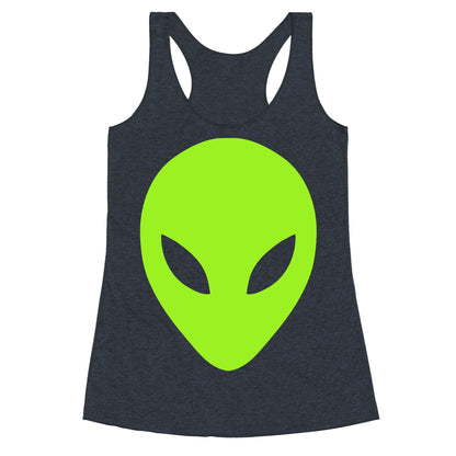 Alien Head Racerback Tank