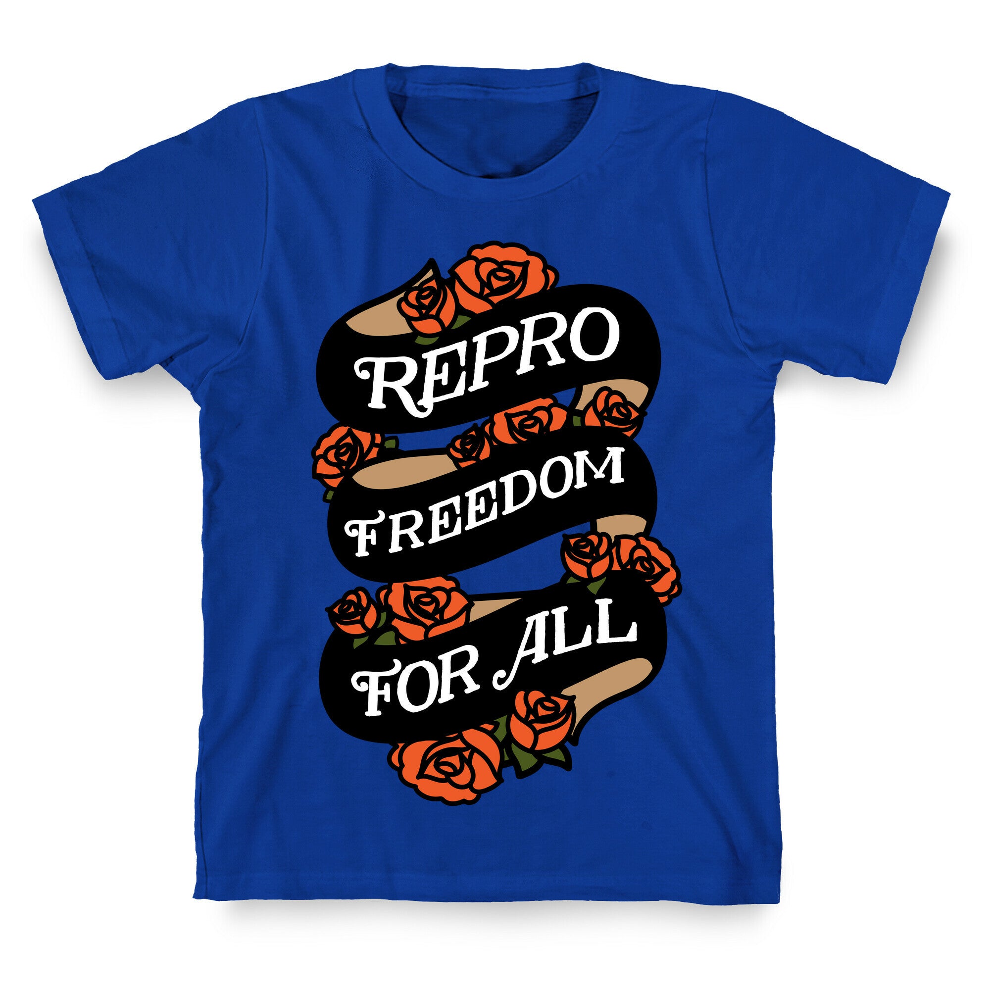 Repro Freedom For All Roses and Ribbon T-Shirt