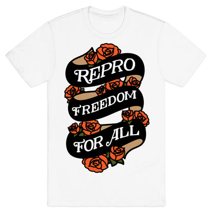 Repro Freedom For All Roses and Ribbon T-Shirt