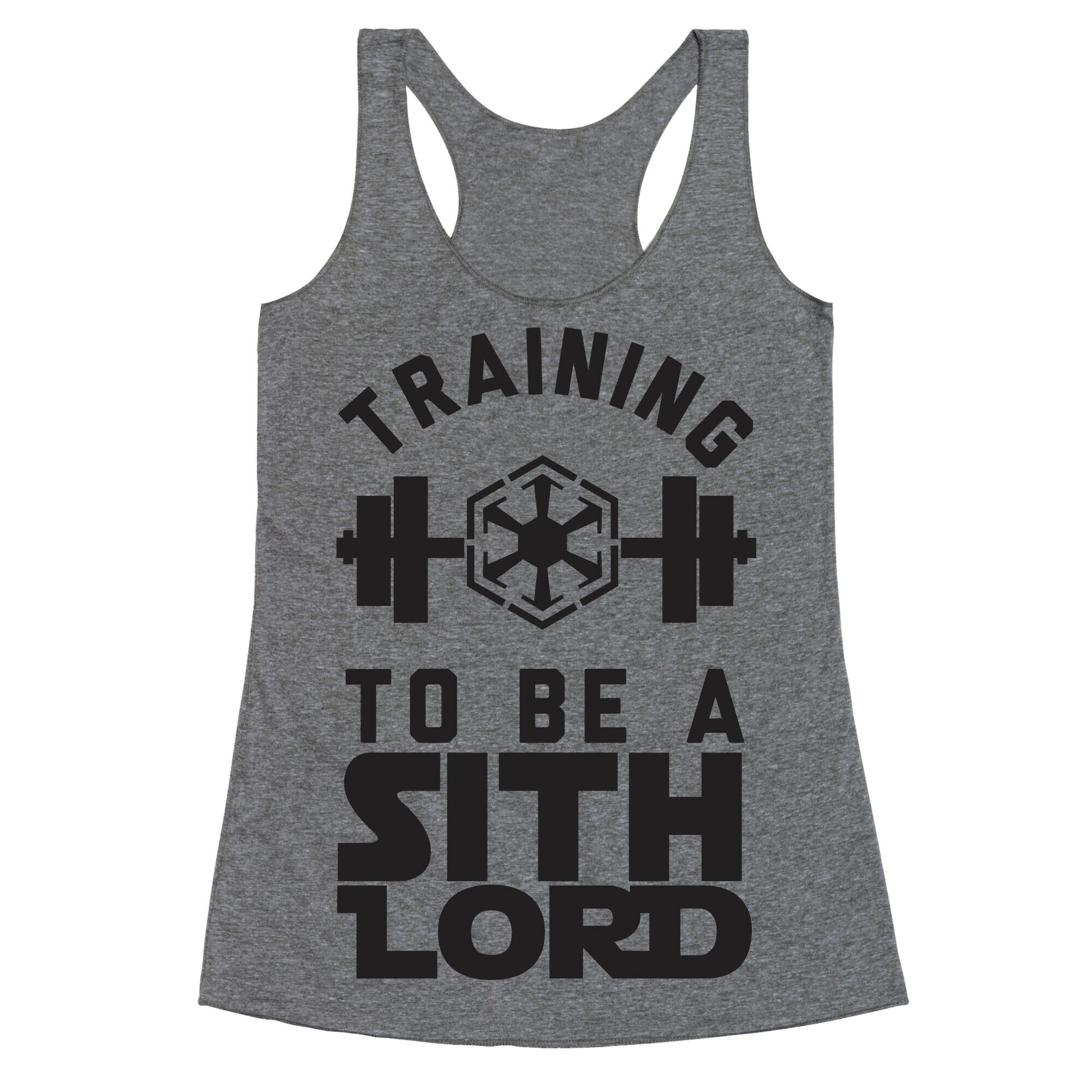 Training To Be A Sith Lord Racerback Tank