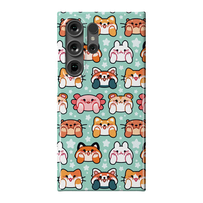 Kawaii Squishy Face Animals Phone Case