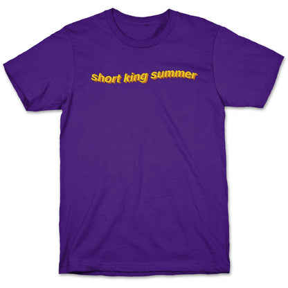 Short King Summer Subtitle T-Shirt
