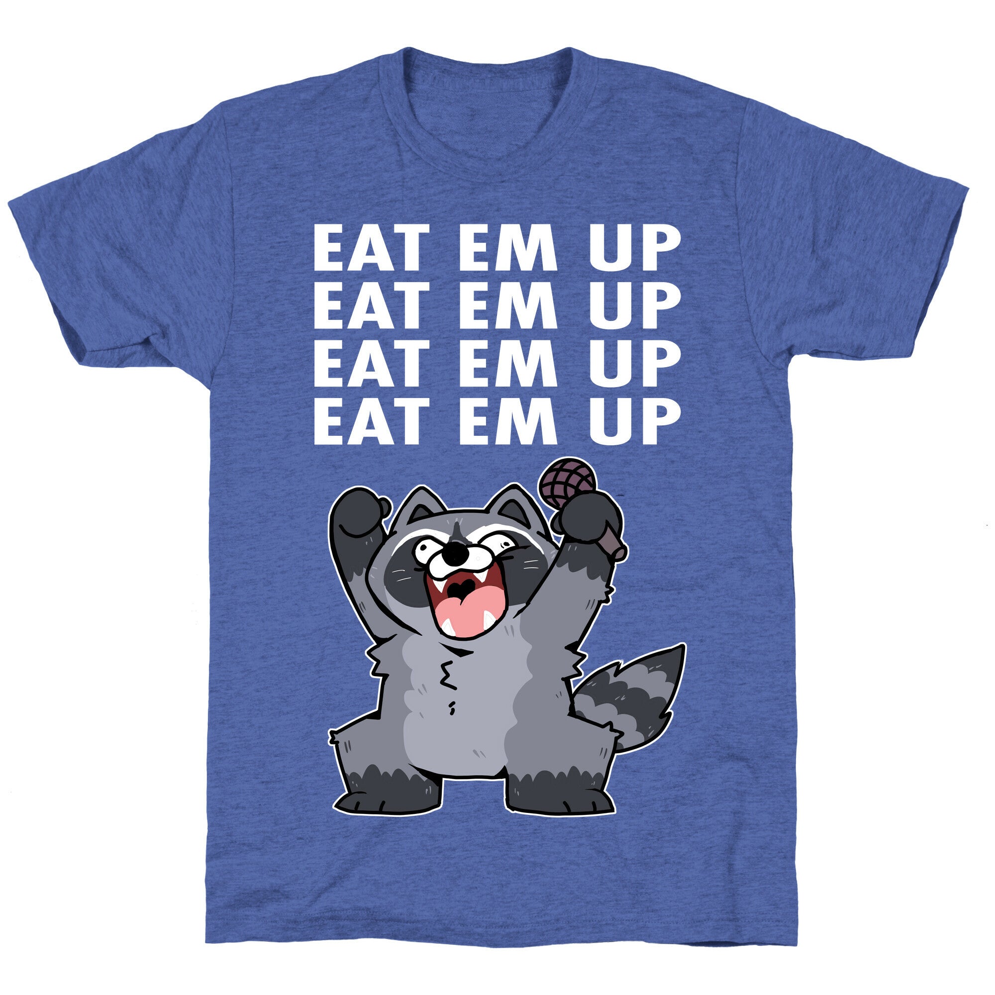 Misery x CPR x Eat Em Up, Eat Em Up Raccoon Unisex Triblend Tee