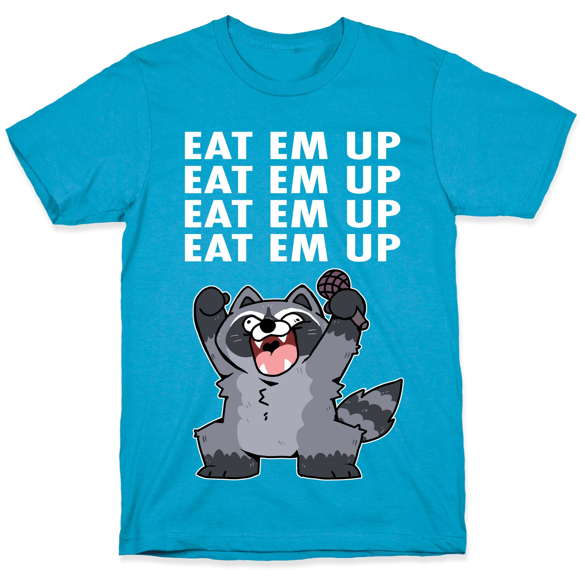 Misery x CPR x Eat Em Up, Eat Em Up Raccoon Unisex Triblend Tee