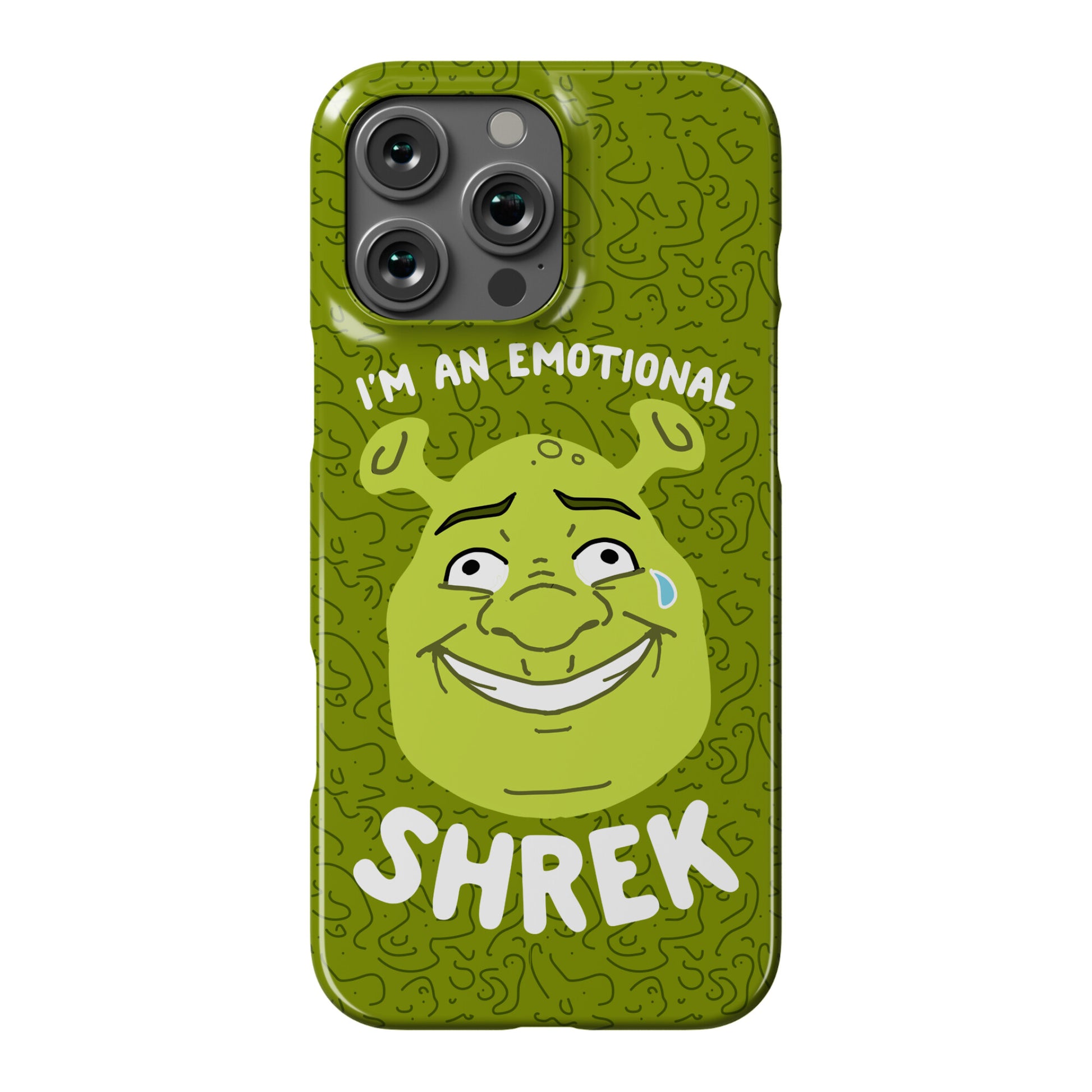 I'm an Emotional Shrek Phone Case
