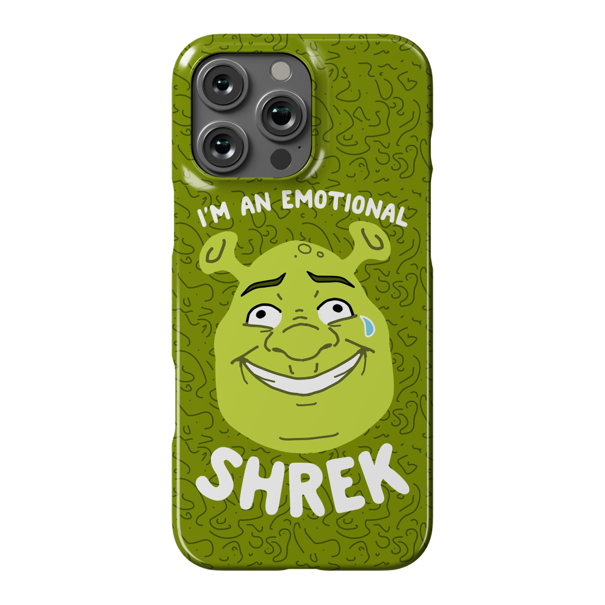 I'm an Emotional Shrek Phone Case
