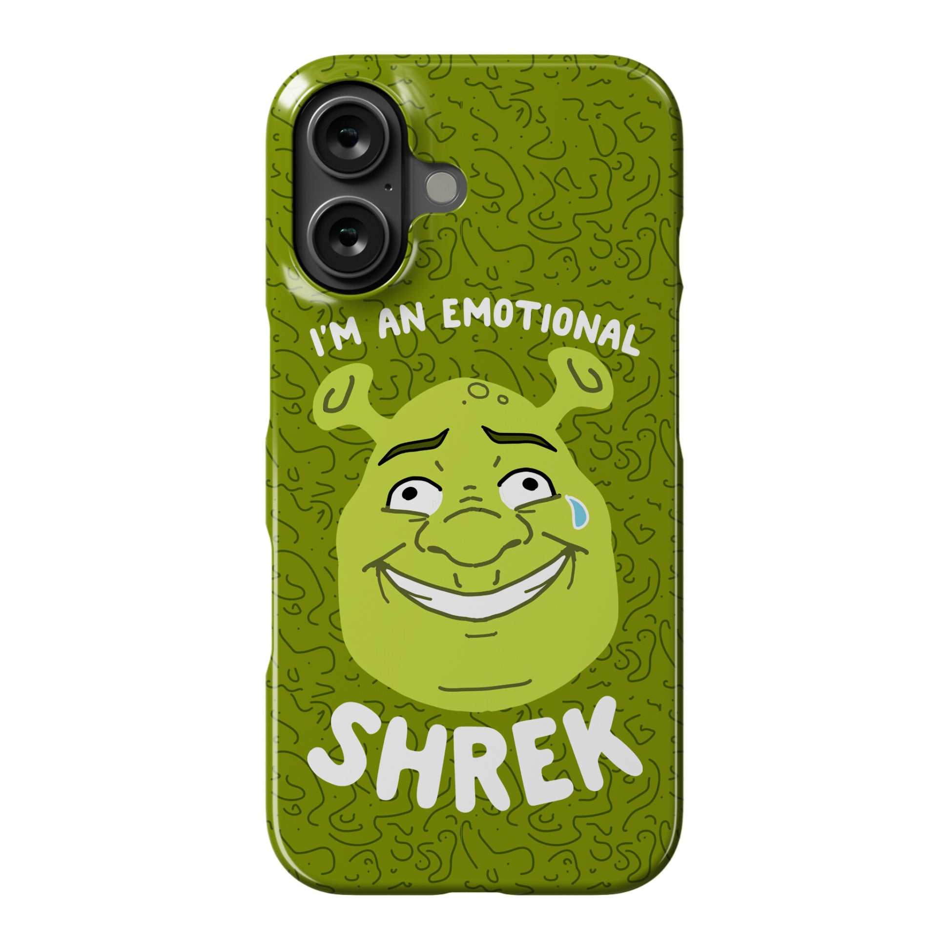 I'm an Emotional Shrek Phone Case