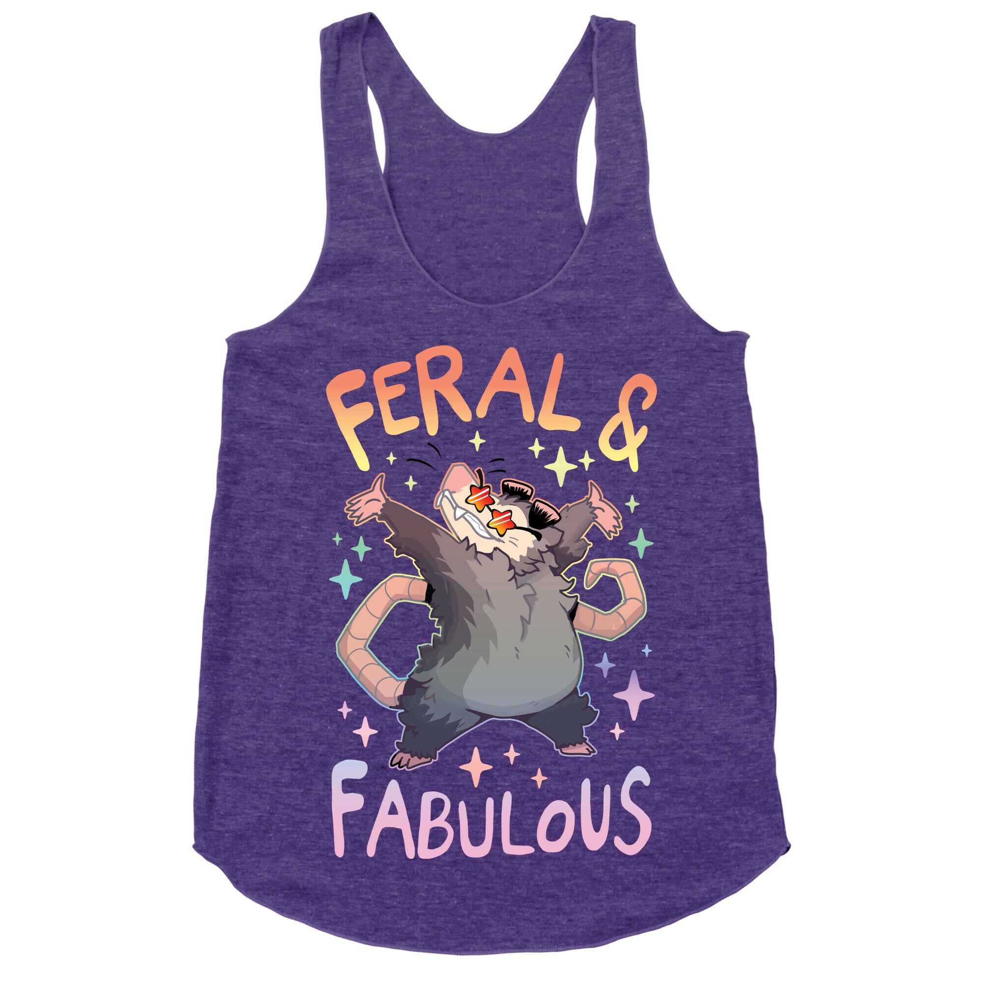 Feral And Fabulous Racerback Tank