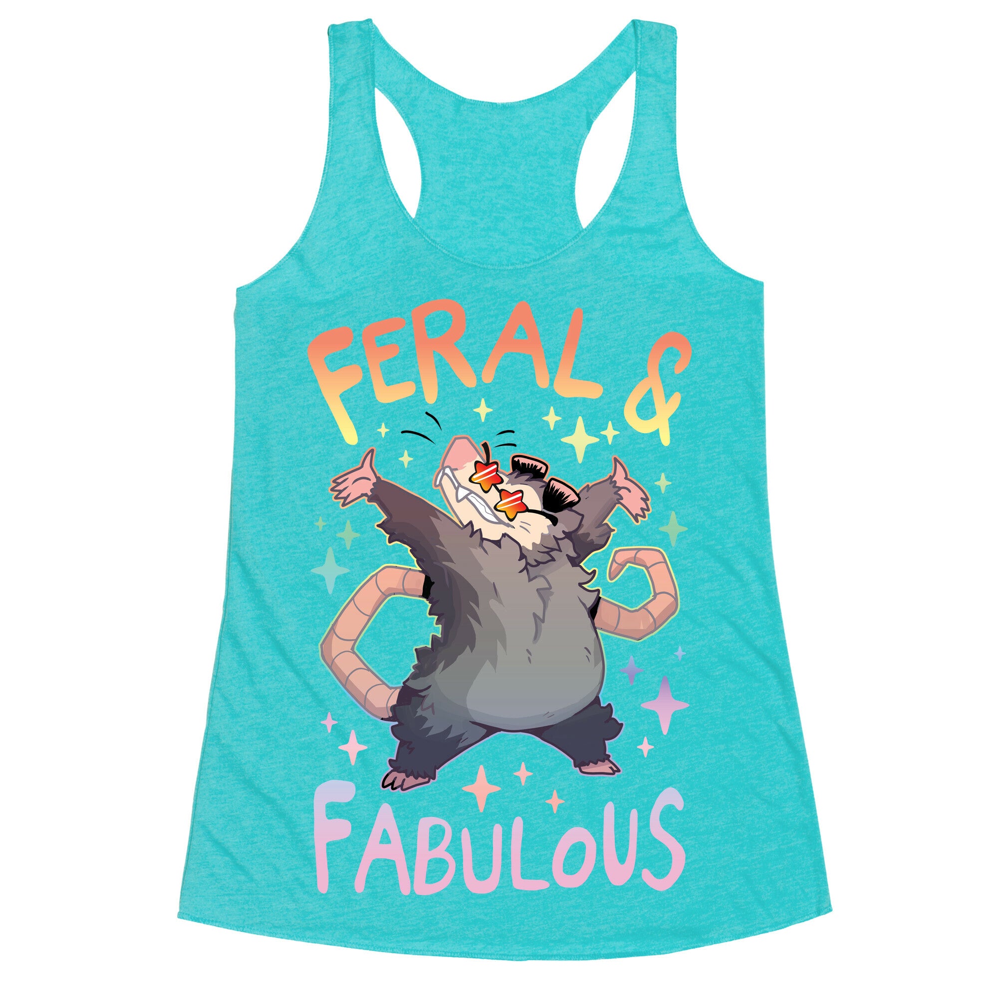 Feral And Fabulous Racerback Tank