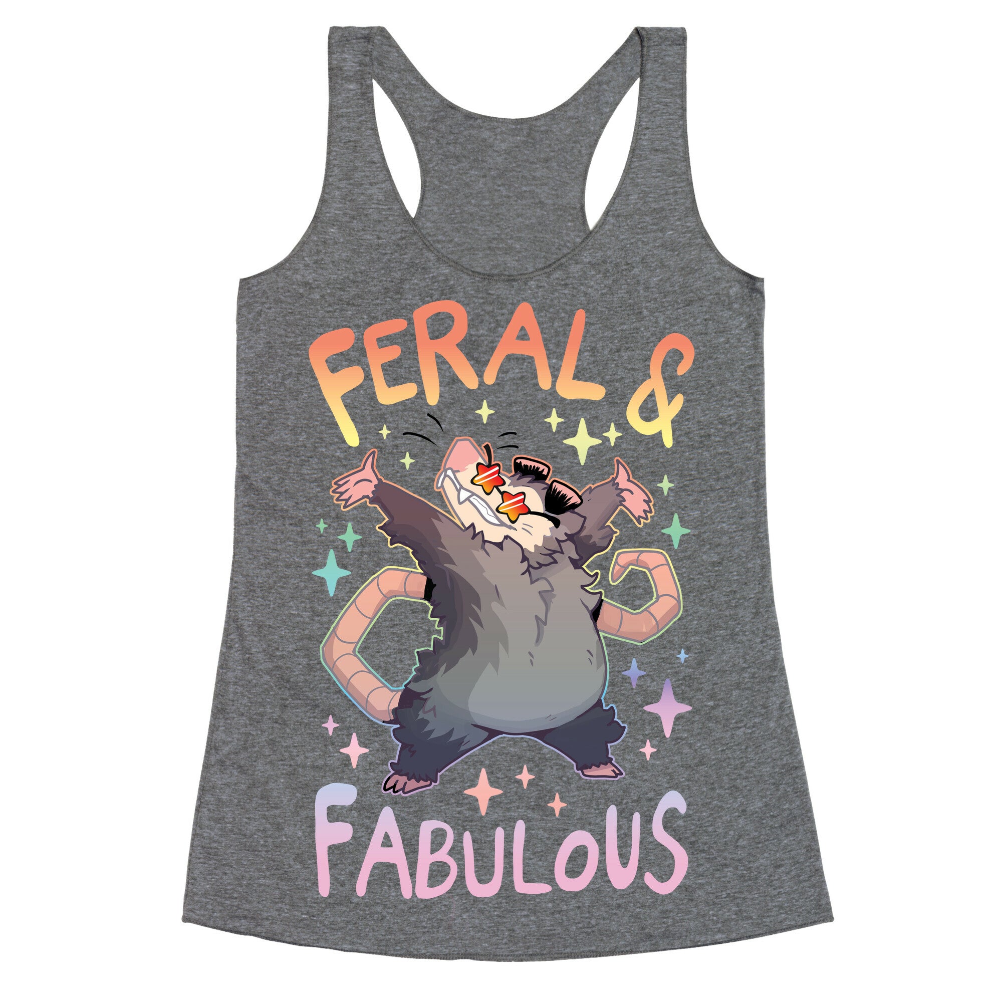 Feral And Fabulous Racerback Tank