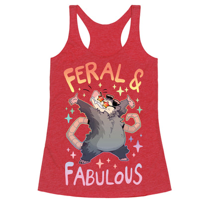 Feral And Fabulous Racerback Tank