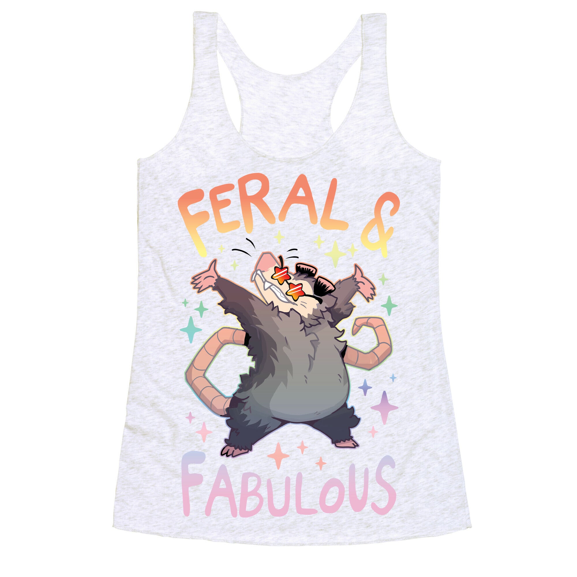 Feral And Fabulous Racerback Tank