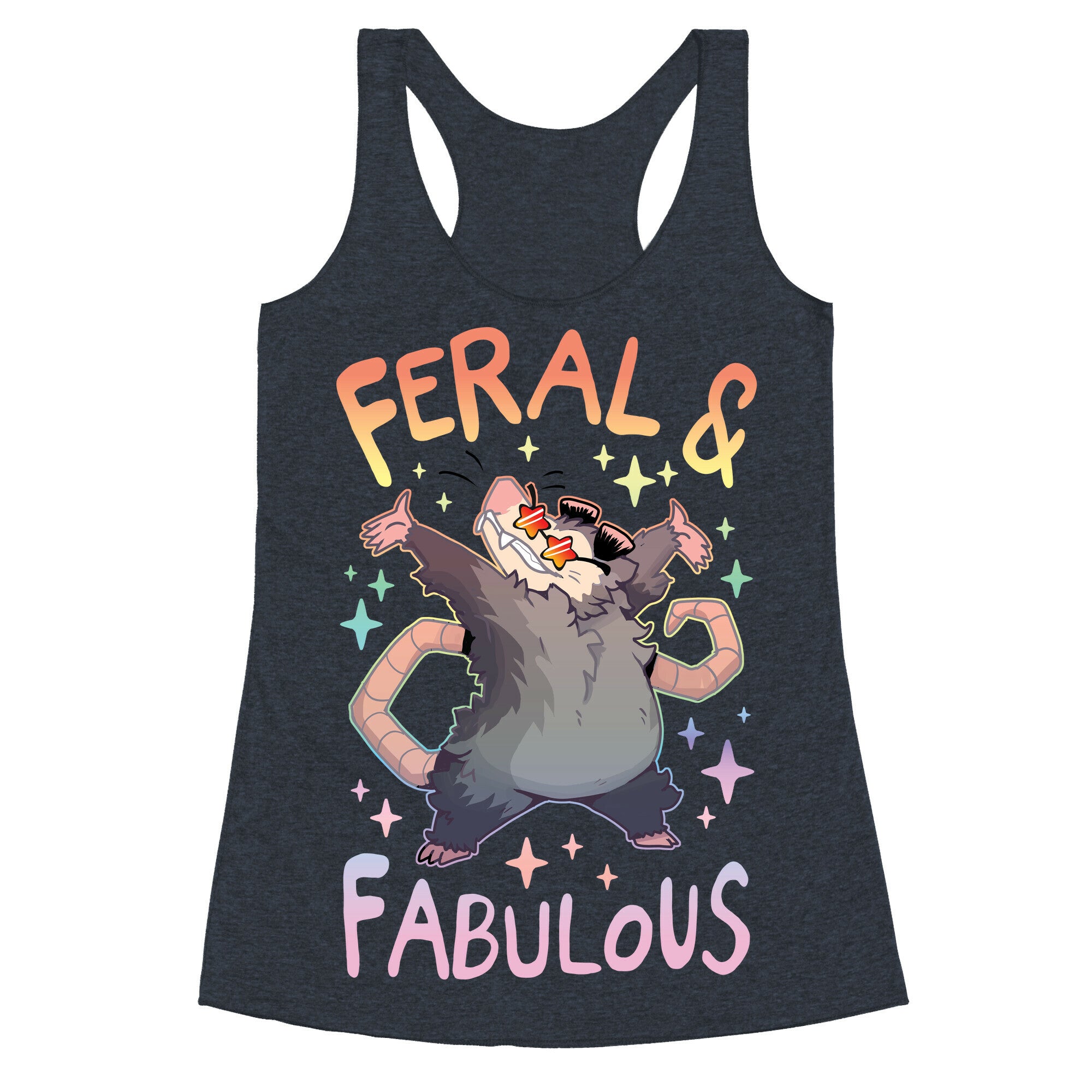Feral And Fabulous Racerback Tank