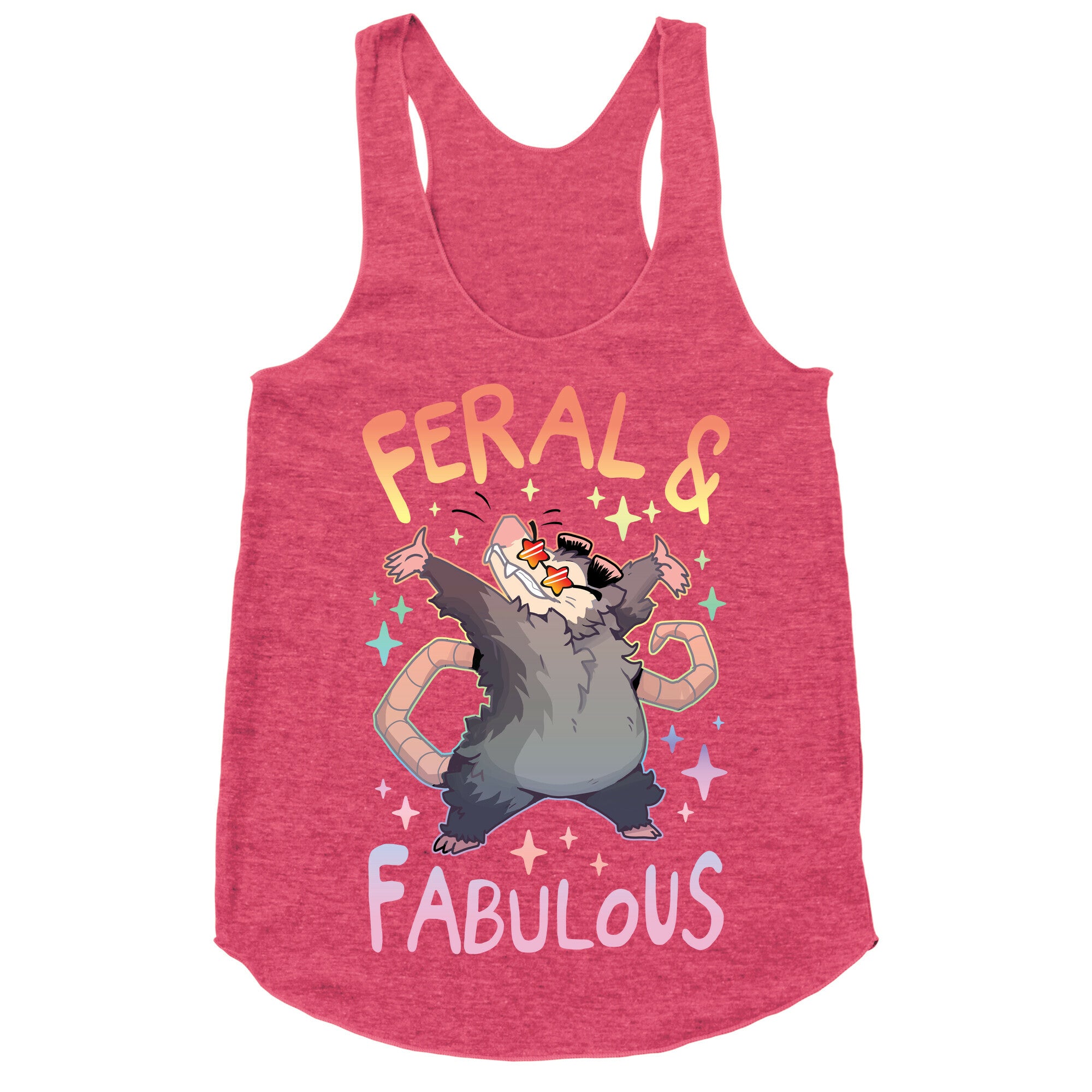 Feral And Fabulous Racerback Tank