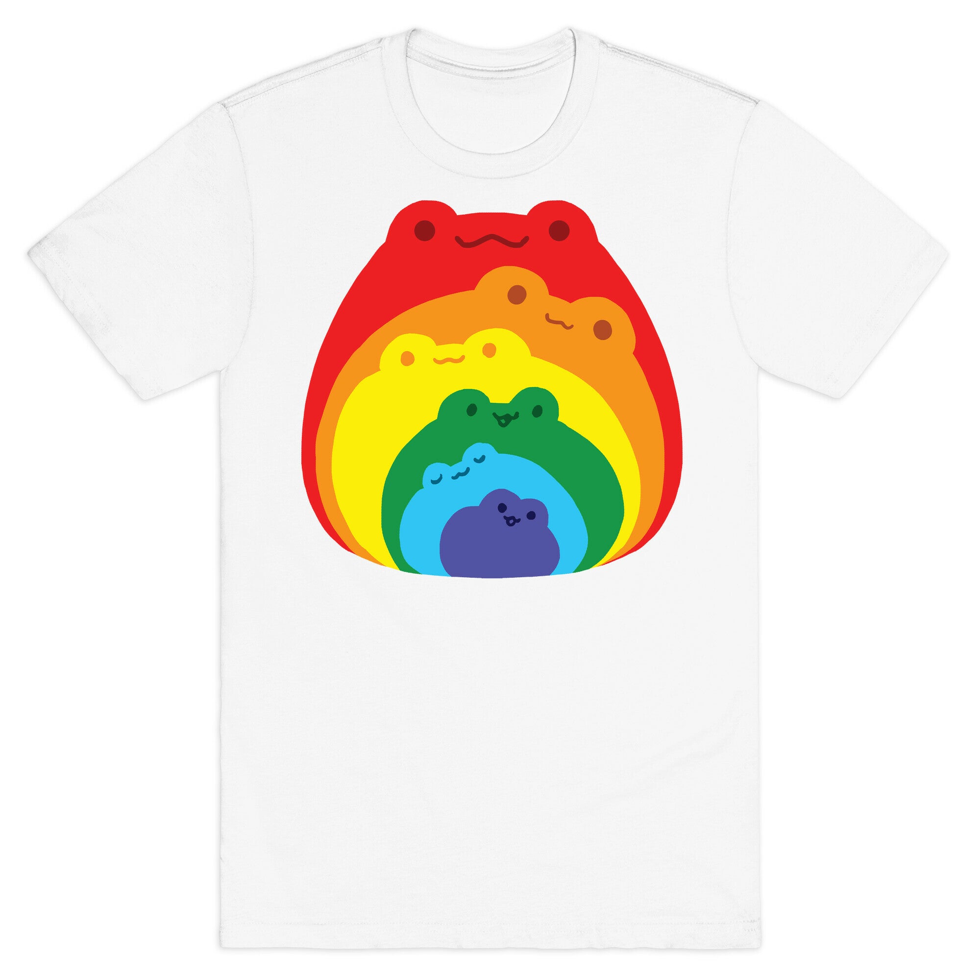 Frogs In Frogs In Frogs Rainbow T-Shirt