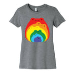 Frogs In Frogs In Frogs Rainbow Women's Cotton Tee