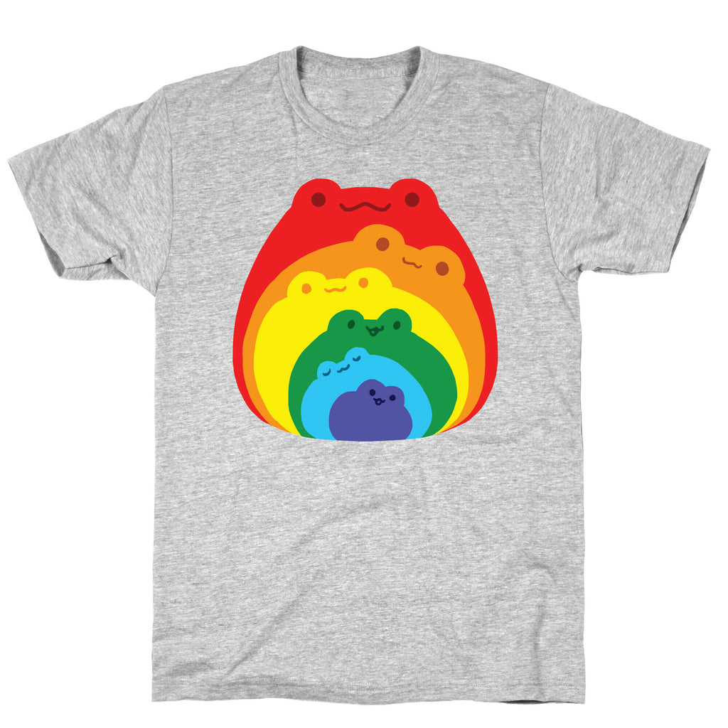 Frogs In Frogs In Frogs Rainbow T-Shirt
