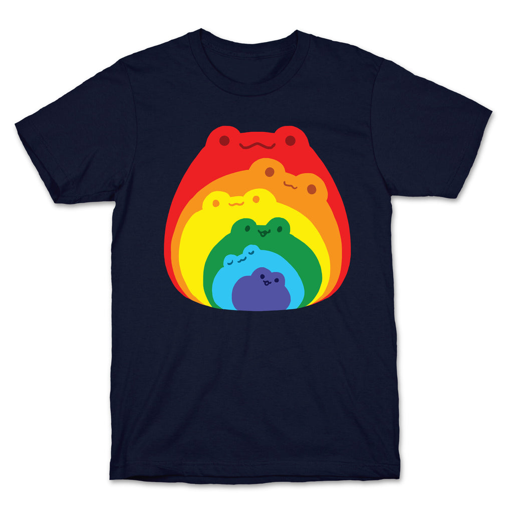 Frogs In Frogs In Frogs Rainbow T-Shirt