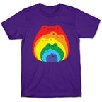 Frogs In Frogs In Frogs Rainbow T-Shirt