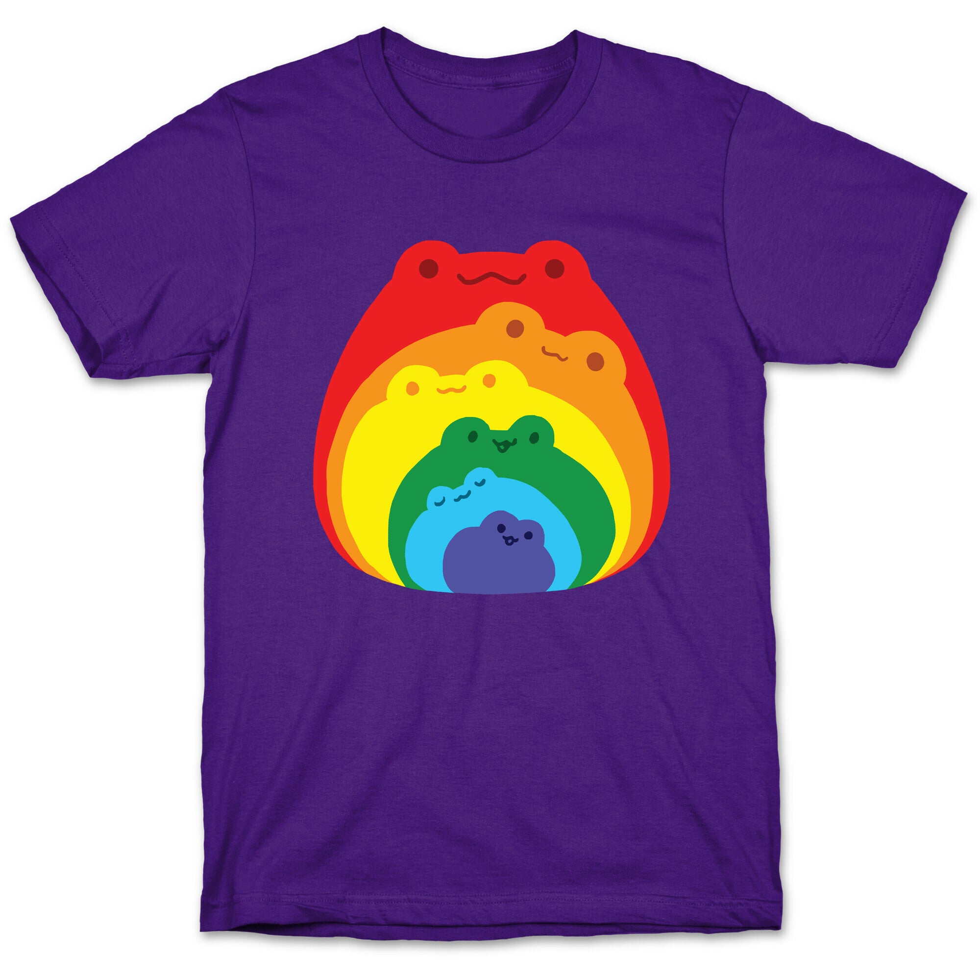 Frogs In Frogs In Frogs Rainbow T-Shirt