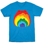 Frogs In Frogs In Frogs Rainbow T-Shirt