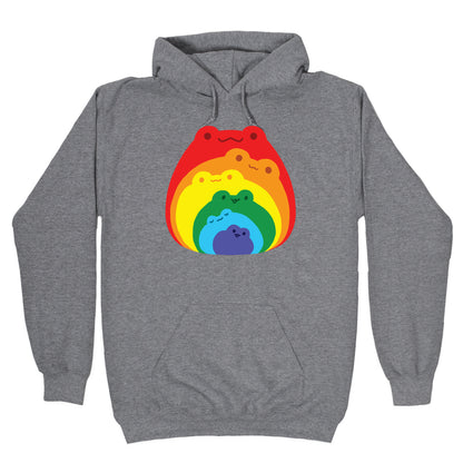 Frogs In Frogs In Frogs Rainbow Hoodie