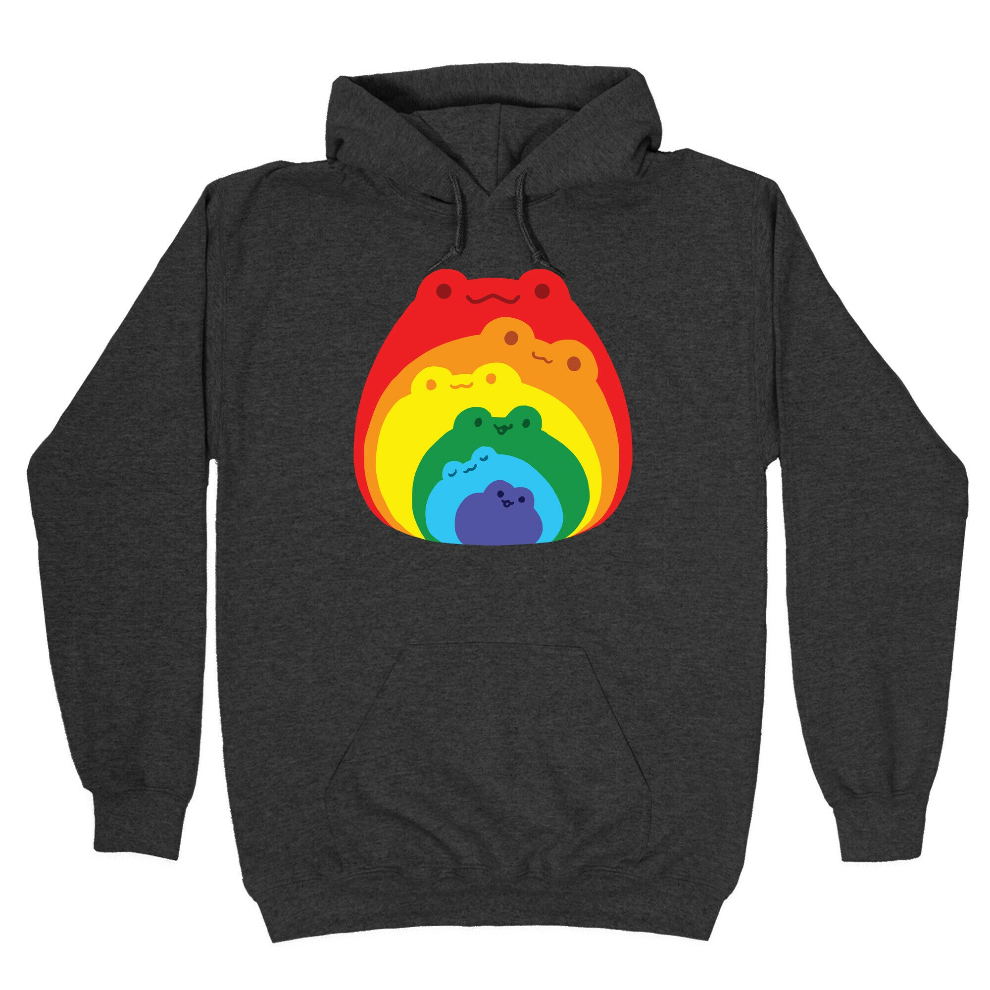 Frogs In Frogs In Frogs Rainbow Hoodie
