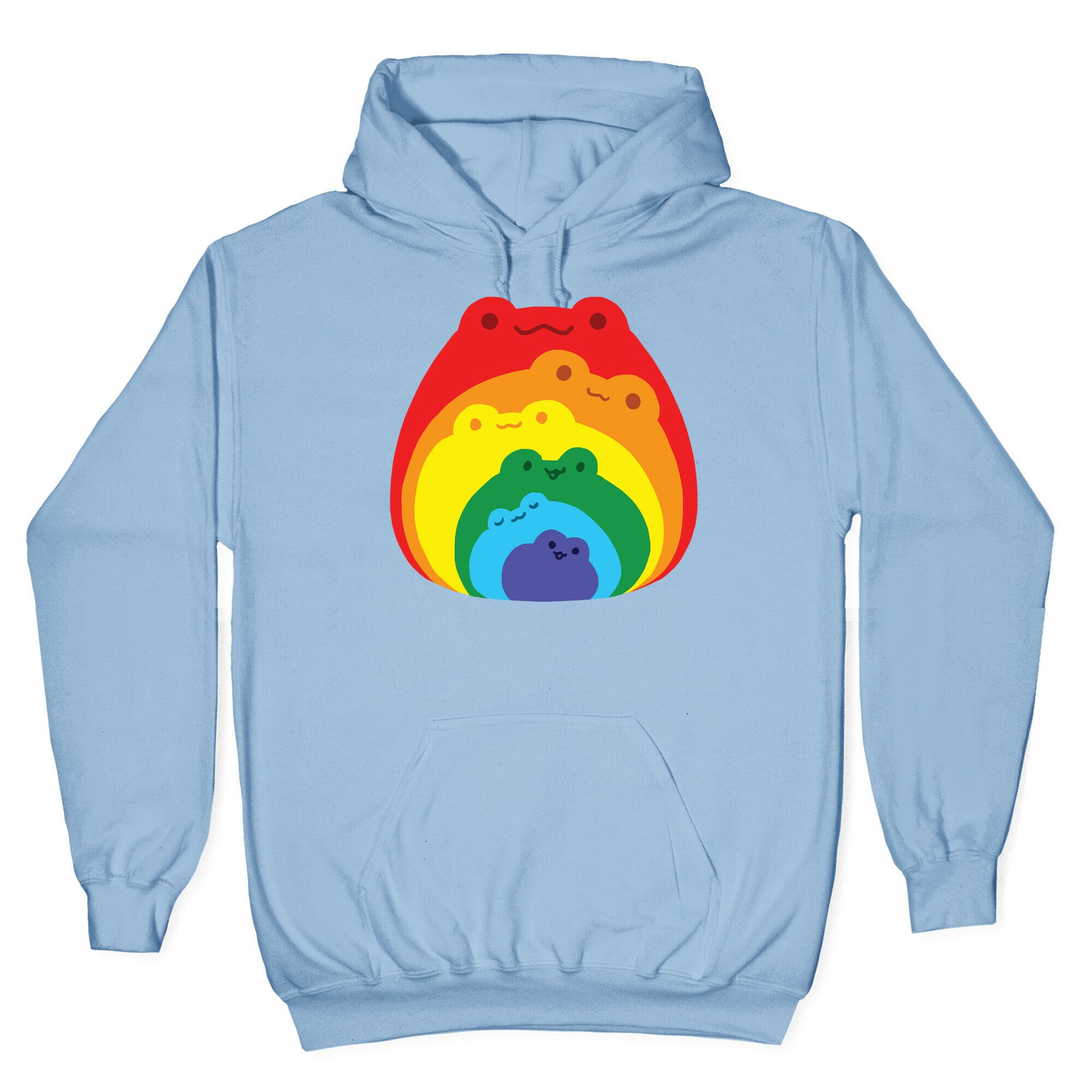 Frogs In Frogs In Frogs Rainbow Hoodie
