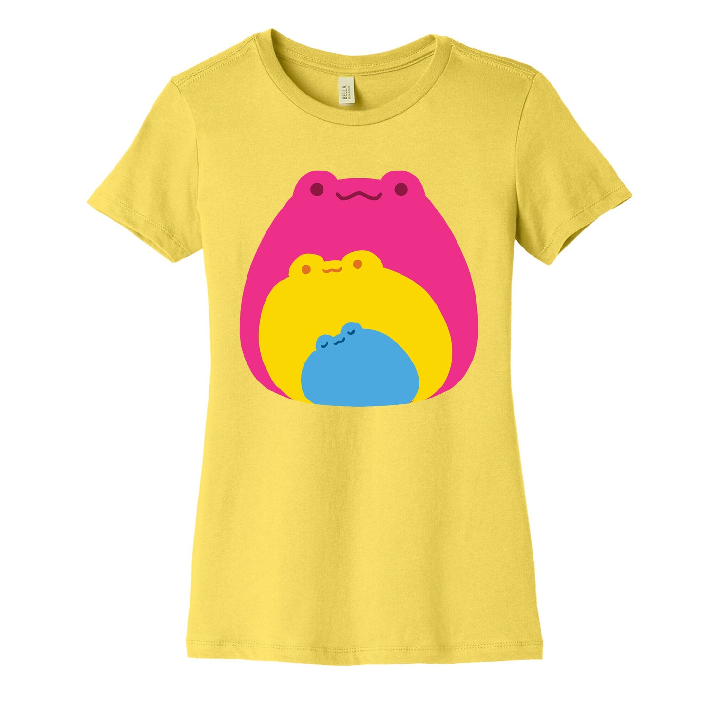 Frogs In Frogs In Frogs Pansexual Pride Women's Cotton Tee