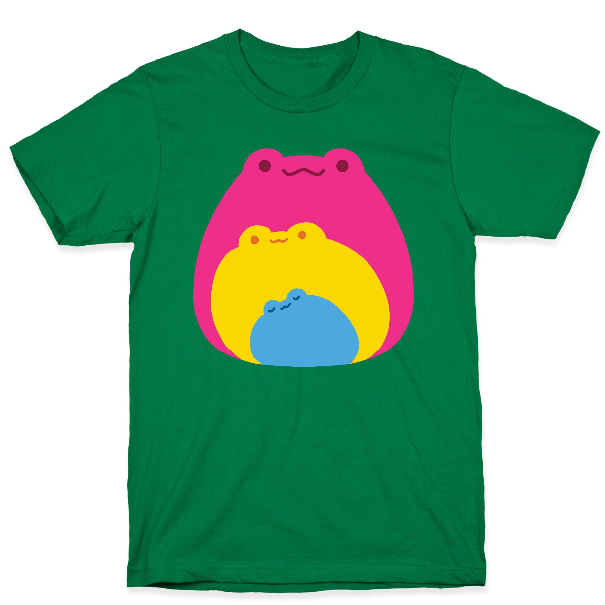 Frogs In Frogs In Frogs Pansexual Pride T-Shirt