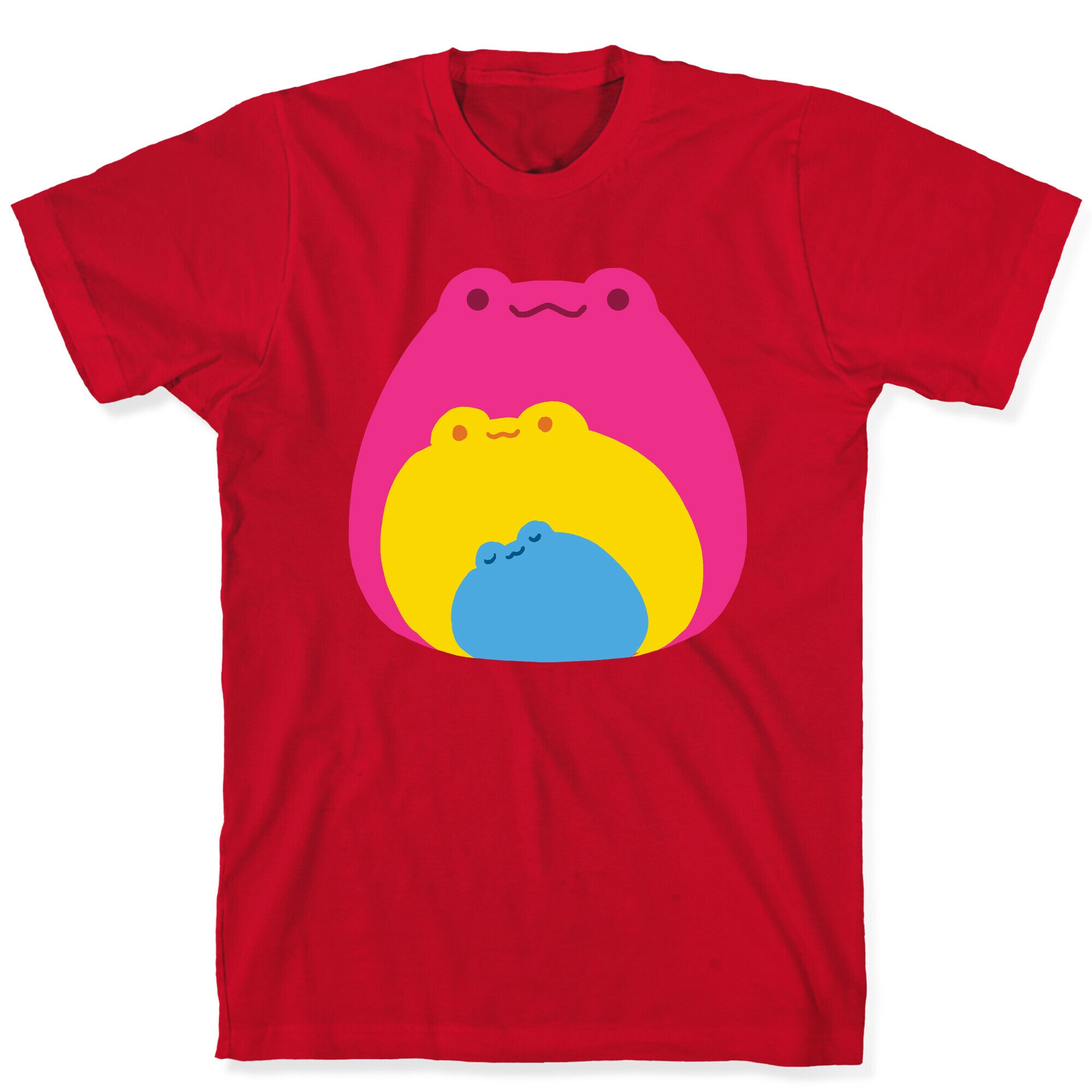 Frogs In Frogs In Frogs Pansexual Pride T-Shirt