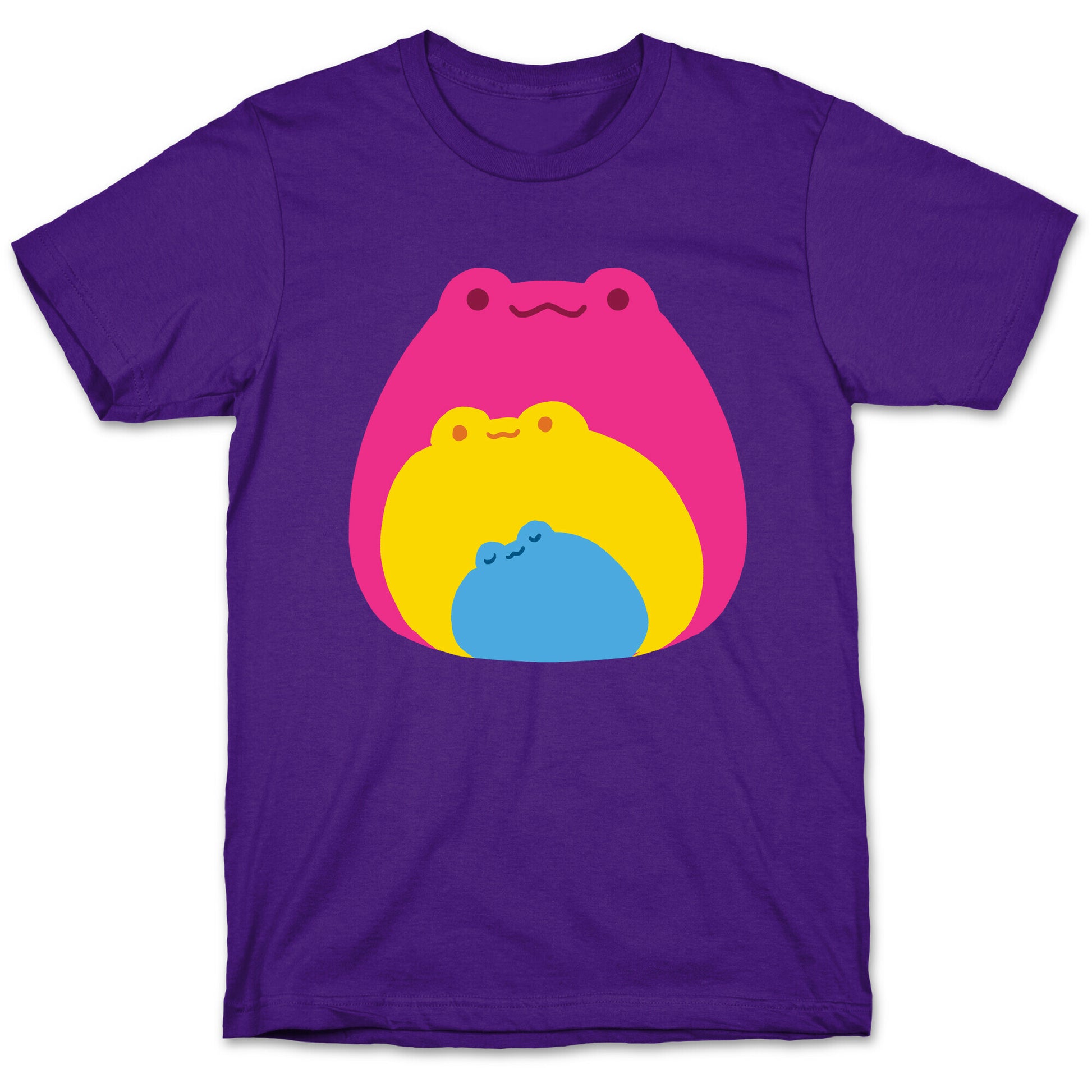 Frogs In Frogs In Frogs Pansexual Pride T-Shirt