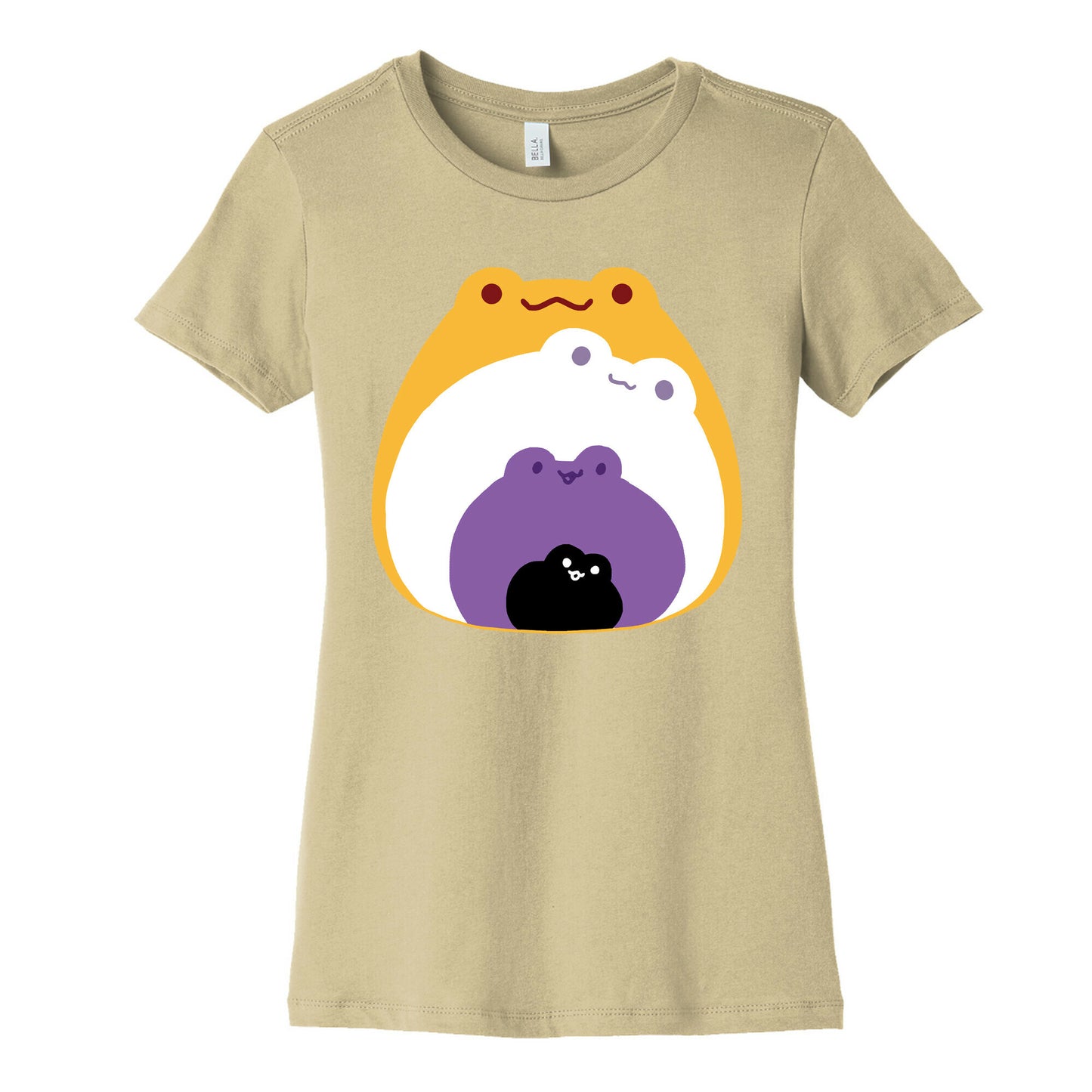 Frogs In Frogs In Frogs Nonebinary Pride Women's Cotton Tee
