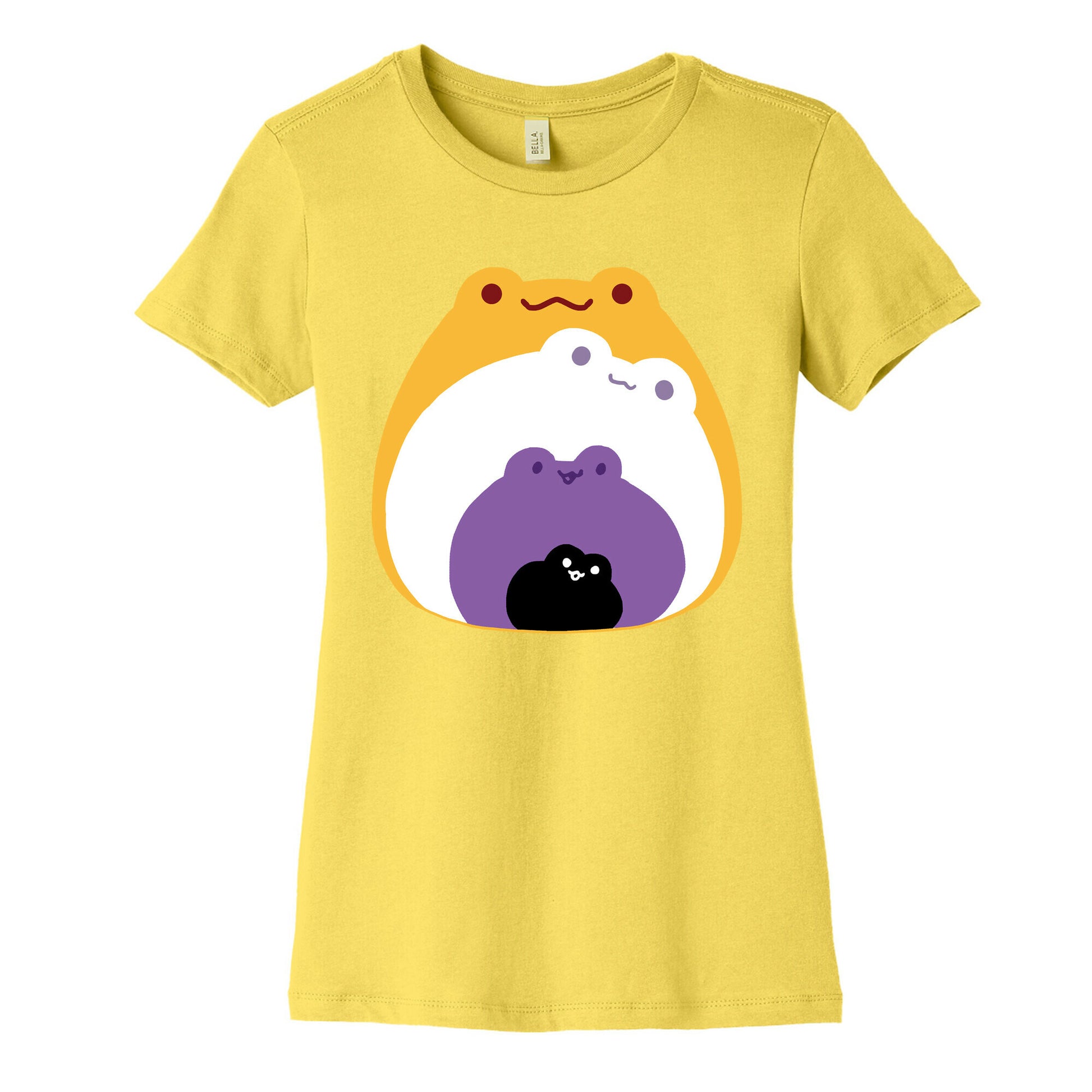 Frogs In Frogs In Frogs Nonebinary Pride Women's Cotton Tee