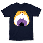 Frogs In Frogs In Frogs Nonebinary Pride T-Shirt