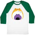 Frogs In Frogs In Frogs Nonebinary Pride Baseball Tee