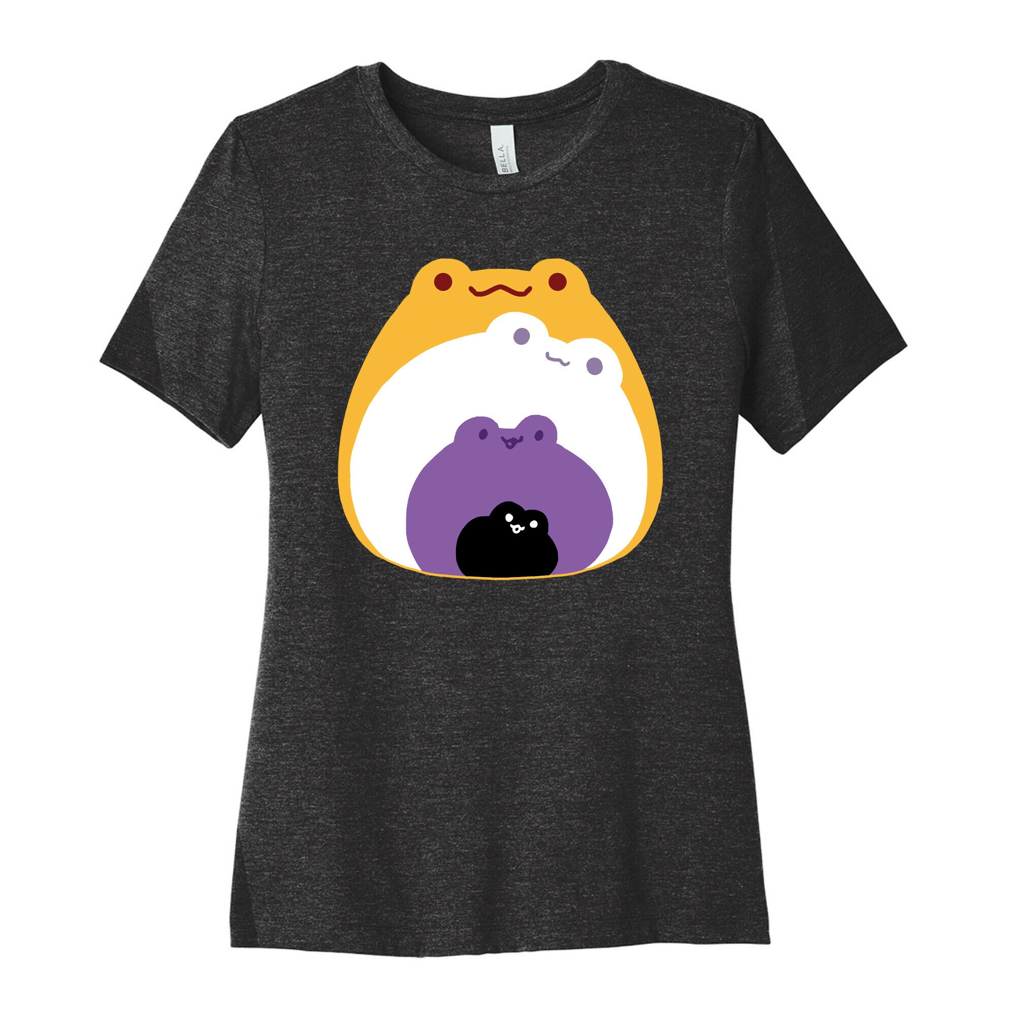 Frogs In Frogs In Frogs Nonebinary Pride Women's Cotton Tee