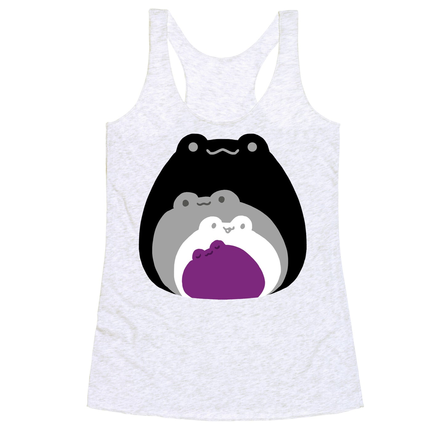 Frogs In Frogs In Frogs Ace Pride Racerback Tank