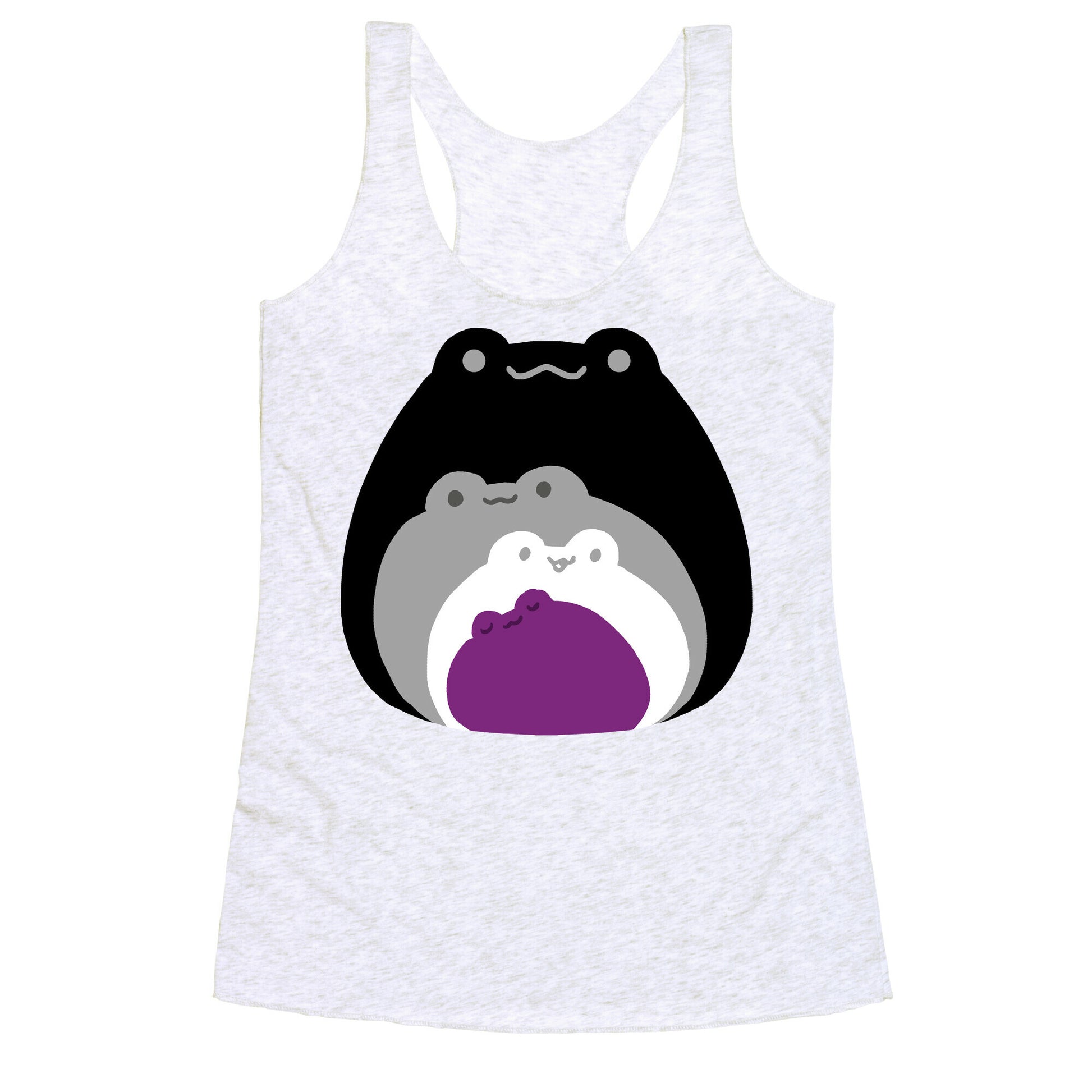 Frogs In Frogs In Frogs Ace Pride Racerback Tank