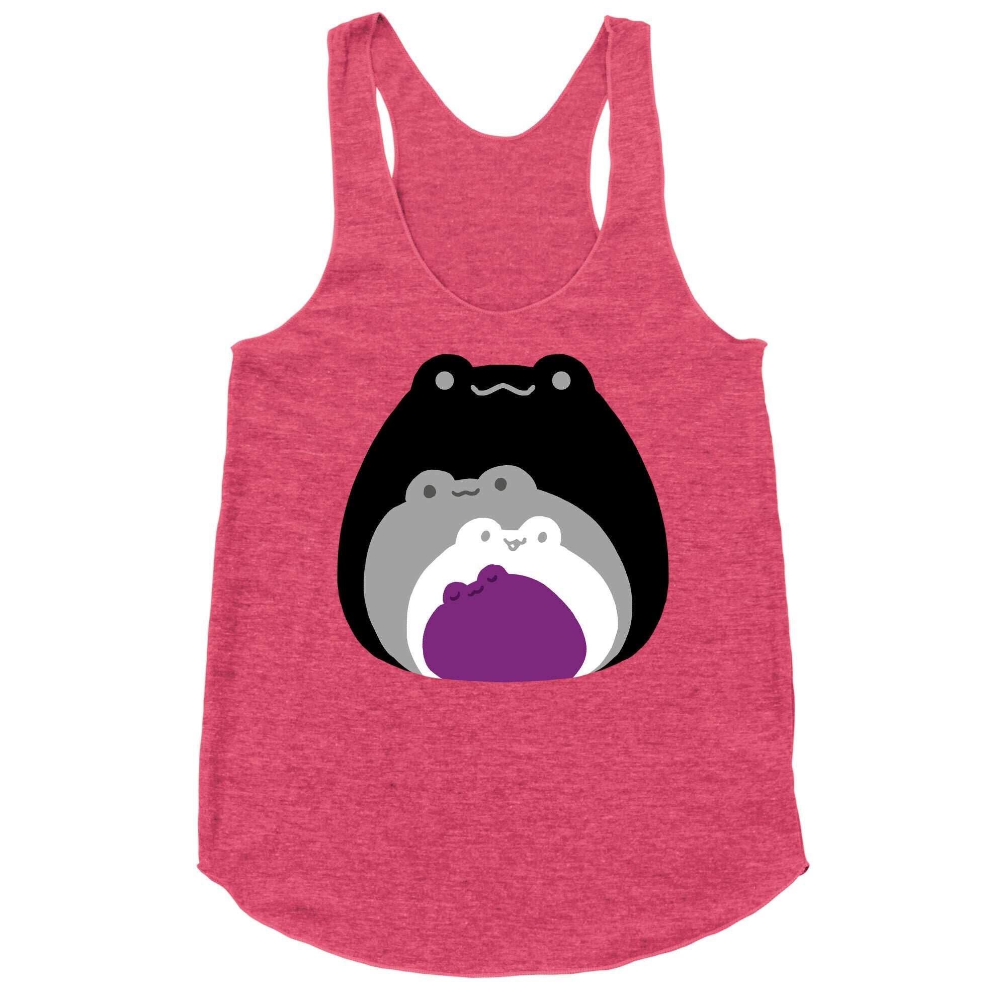 Frogs In Frogs In Frogs Ace Pride Racerback Tank