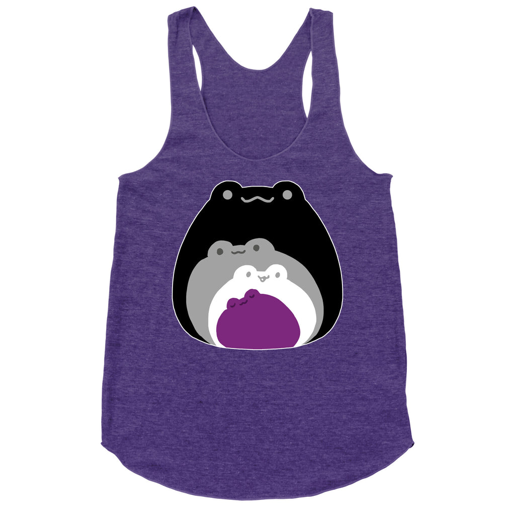 Frogs In Frogs In Frogs Ace Pride Racerback Tank