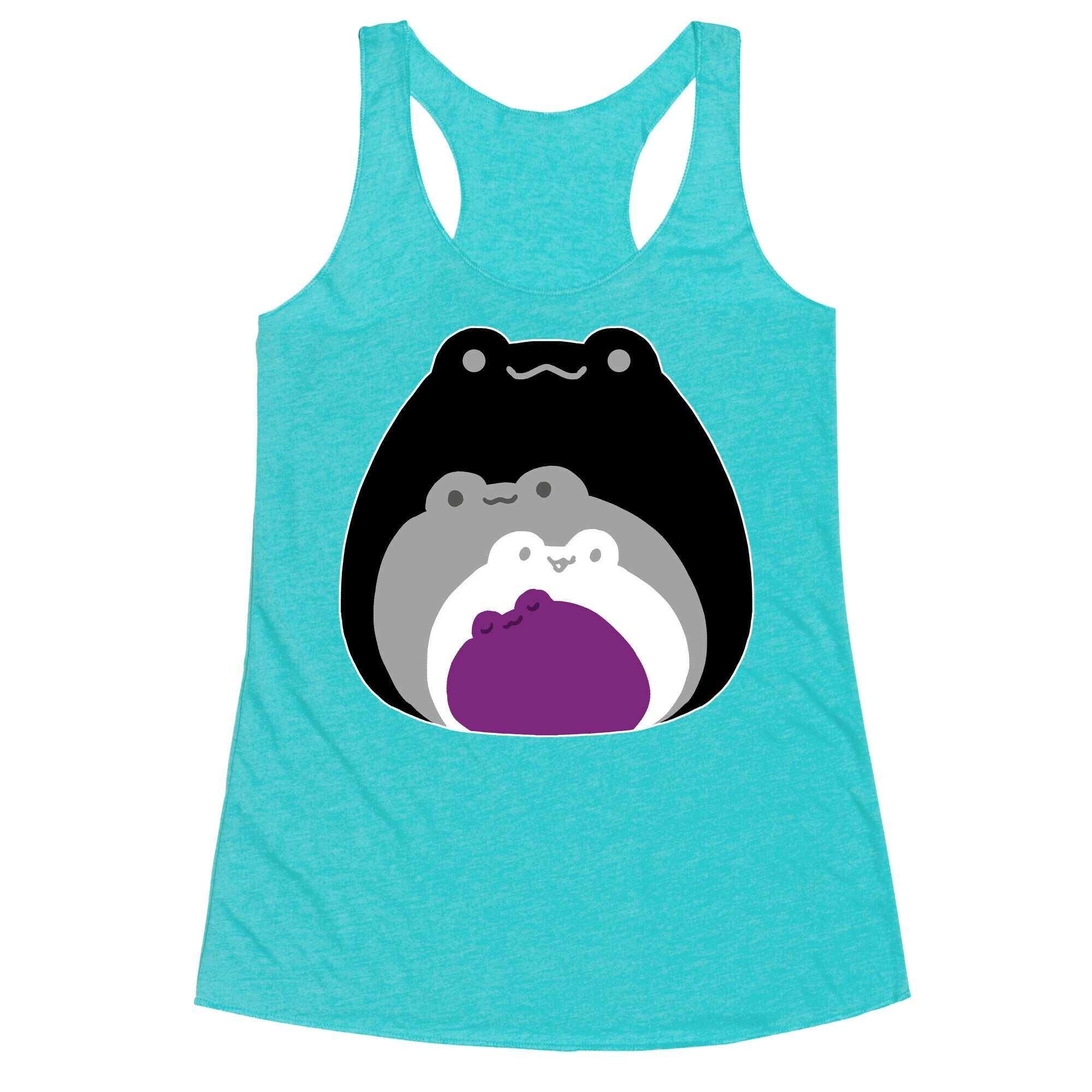 Frogs In Frogs In Frogs Ace Pride Racerback Tank